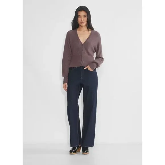 Aritzia Wilfred Camila Sweater in Smoked Eggplant NWT - Picture 1 of 12